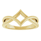 Geometric Negative Space Ring