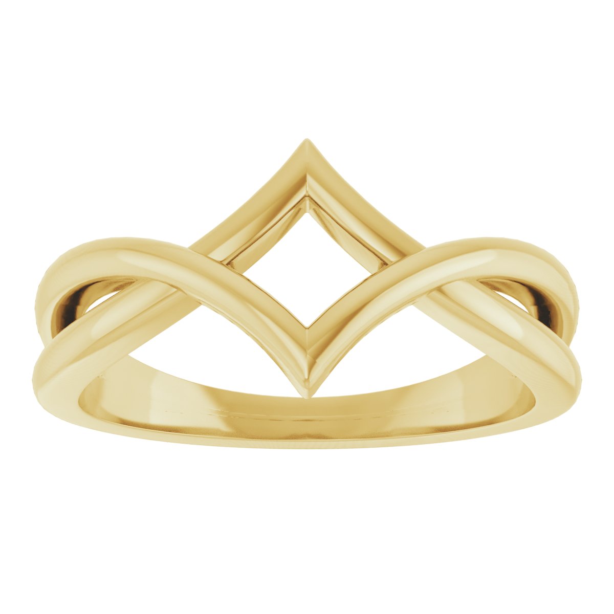 Geometric Negative Space Ring