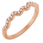 Accented Floral Engagement Ring or Band
