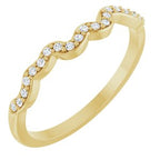 Accented Floral Engagement Ring or Band