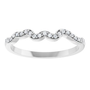 Accented Floral Engagement Ring or Band