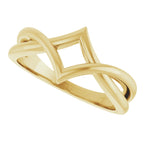 Geometric Negative Space Ring