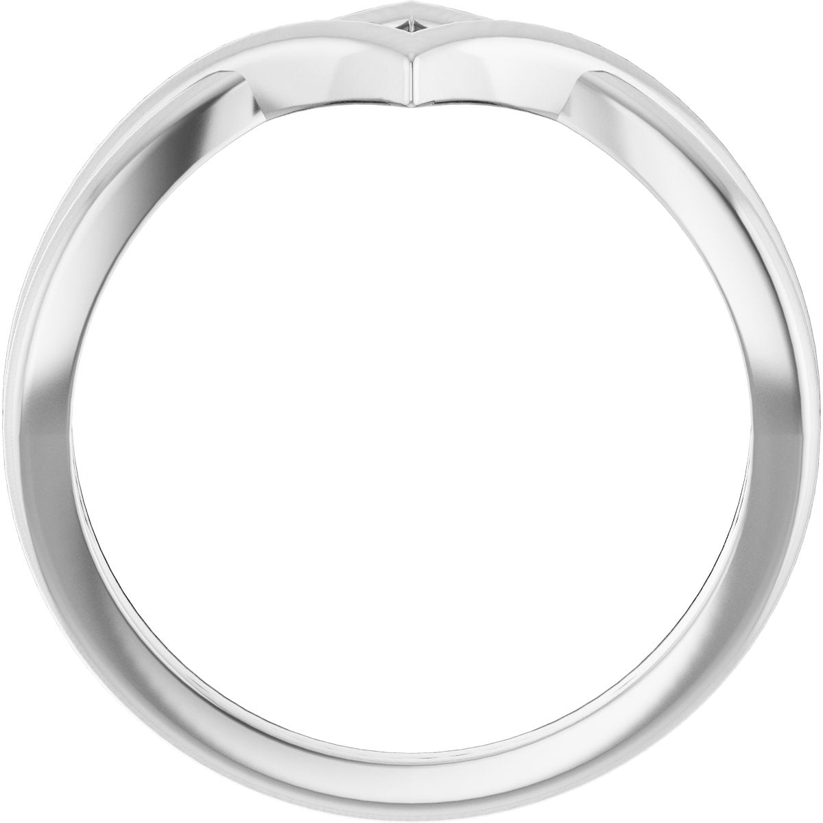 Geometric Negative Space Ring