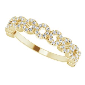 Accented Circle Ring