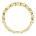 Accented Circle Ring