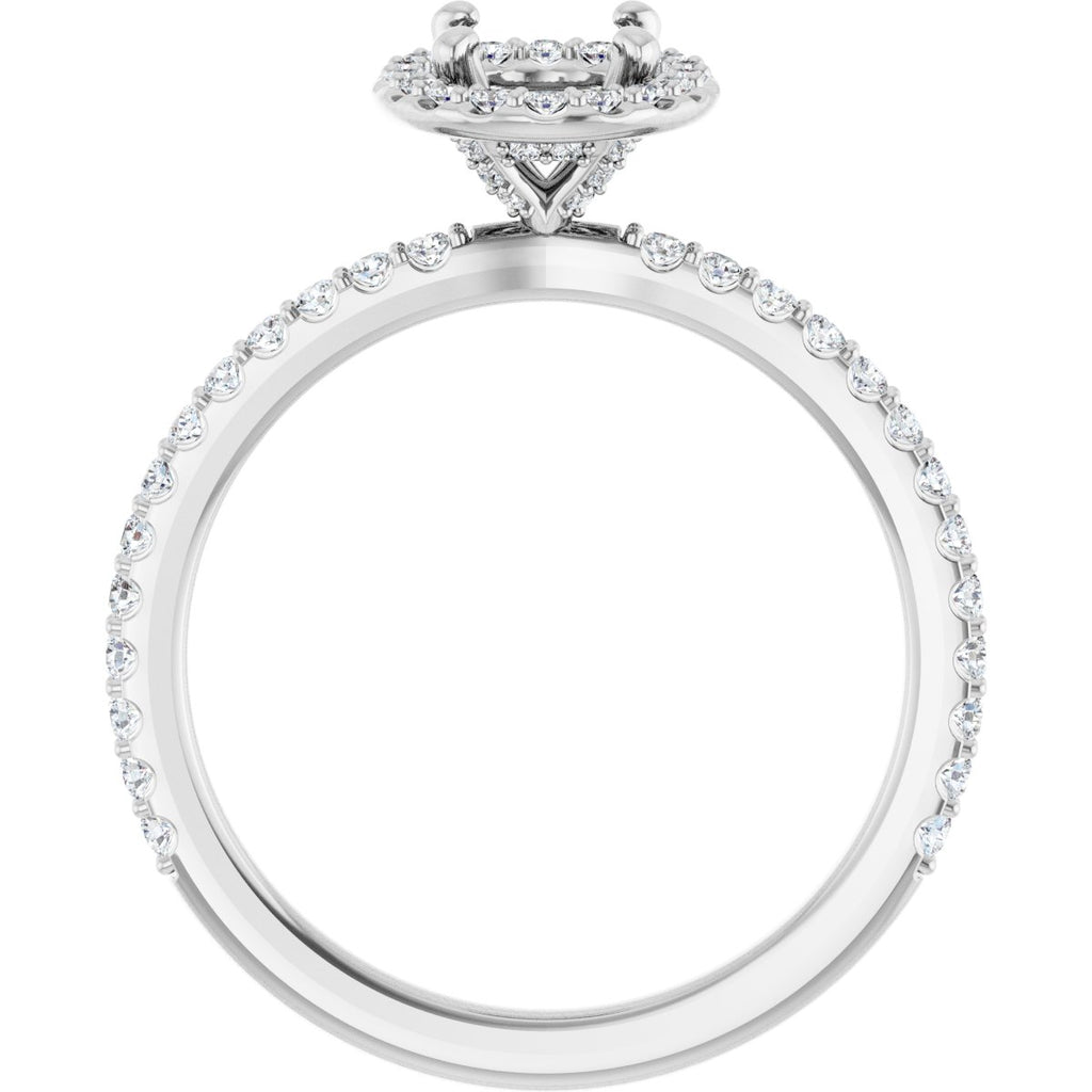 Halo-Style Engagement Ring