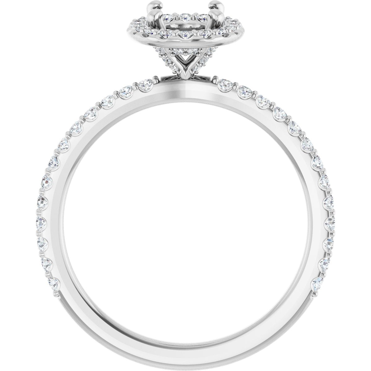Halo-Style Engagement Ring