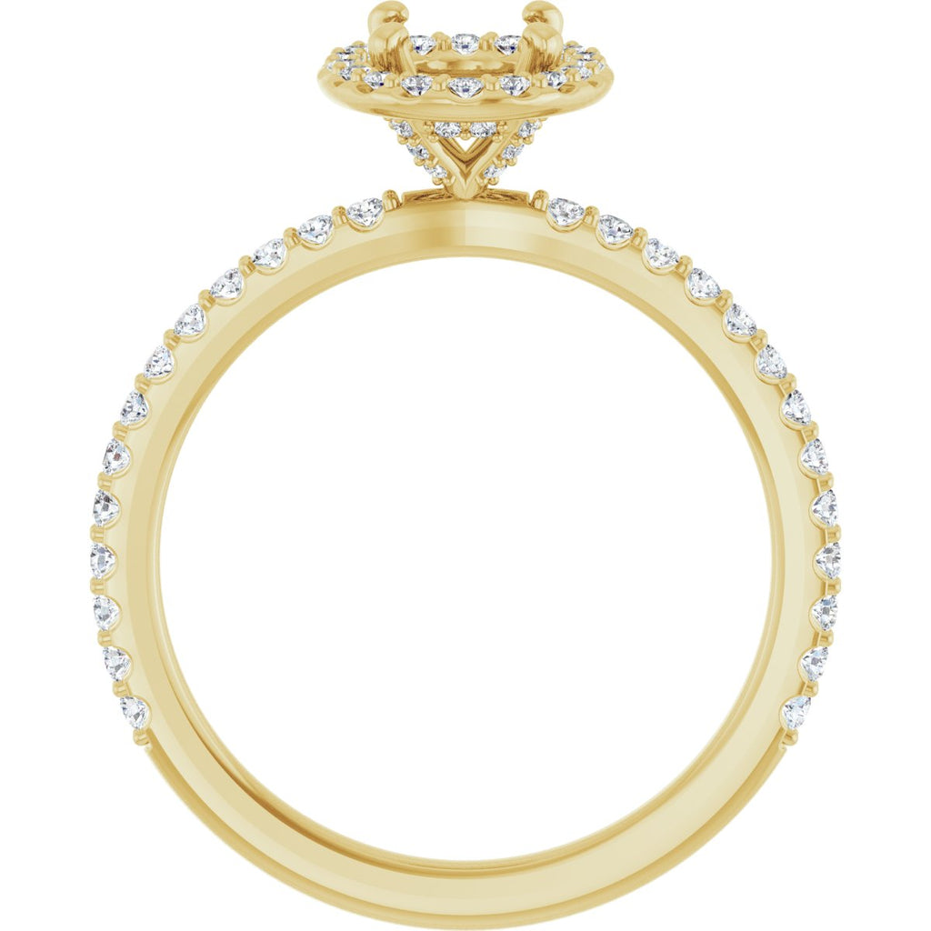 Halo-Style Engagement Ring