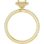 Halo-Style Engagement Ring