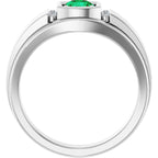 Accented Stepped-Edge Ring