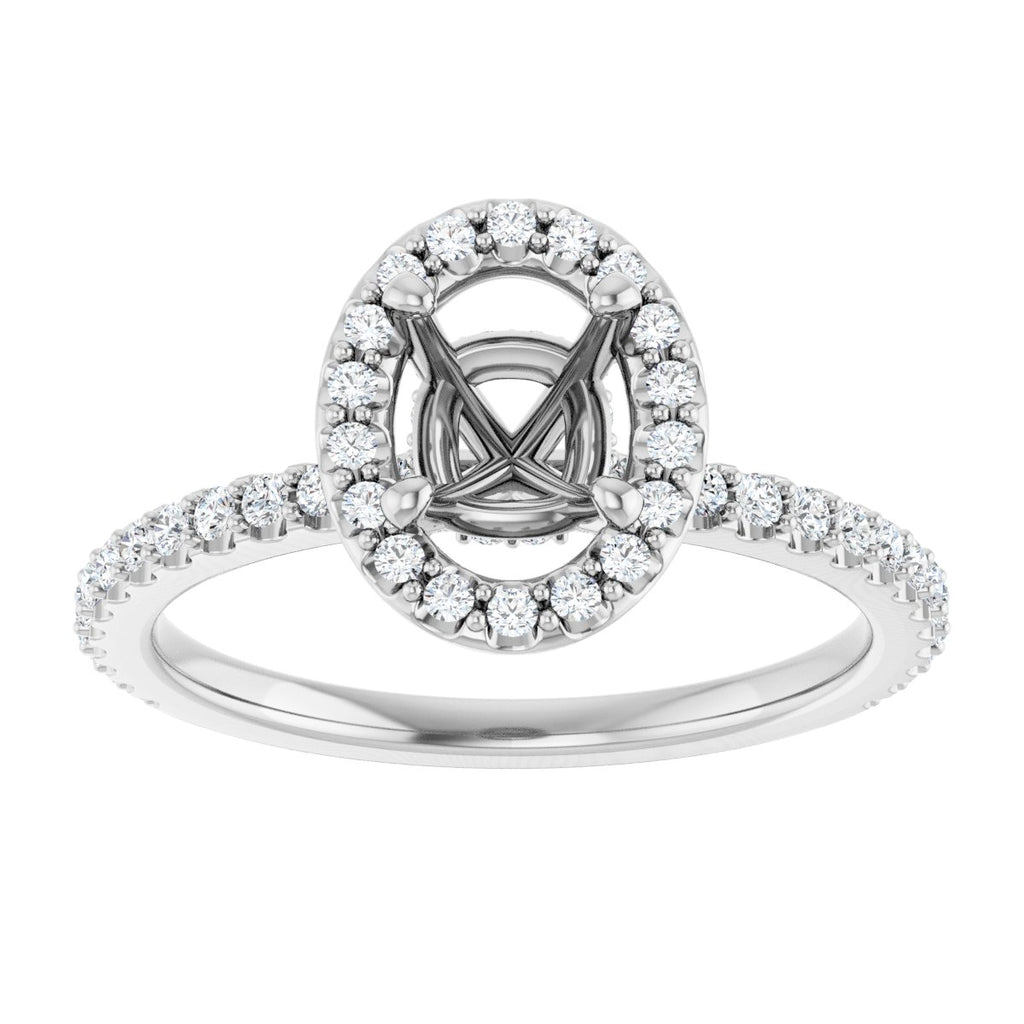 Halo-Style Engagement Ring