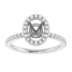 Halo-Style Engagement Ring