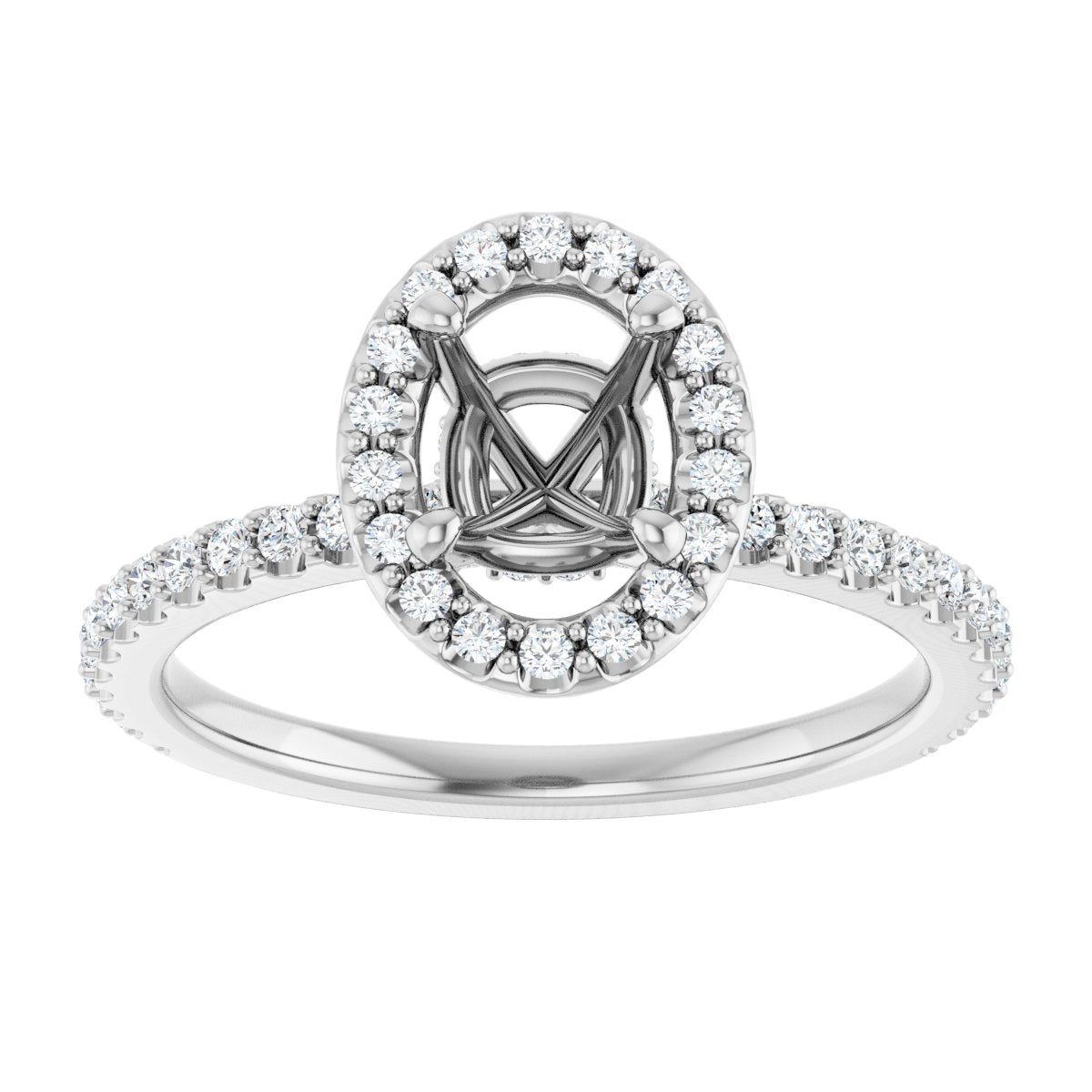 Halo-Style Engagement Ring