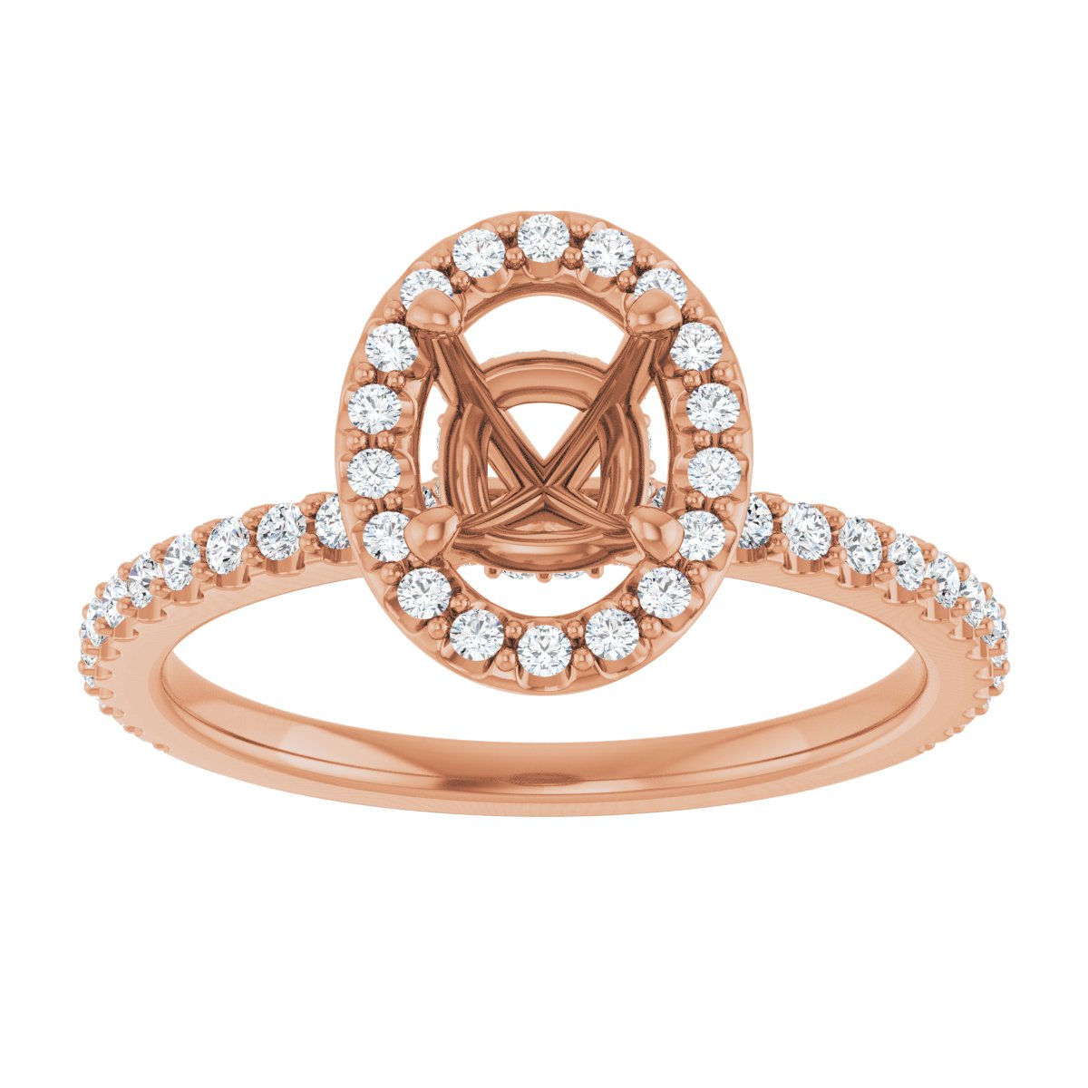Halo-Style Engagement Ring