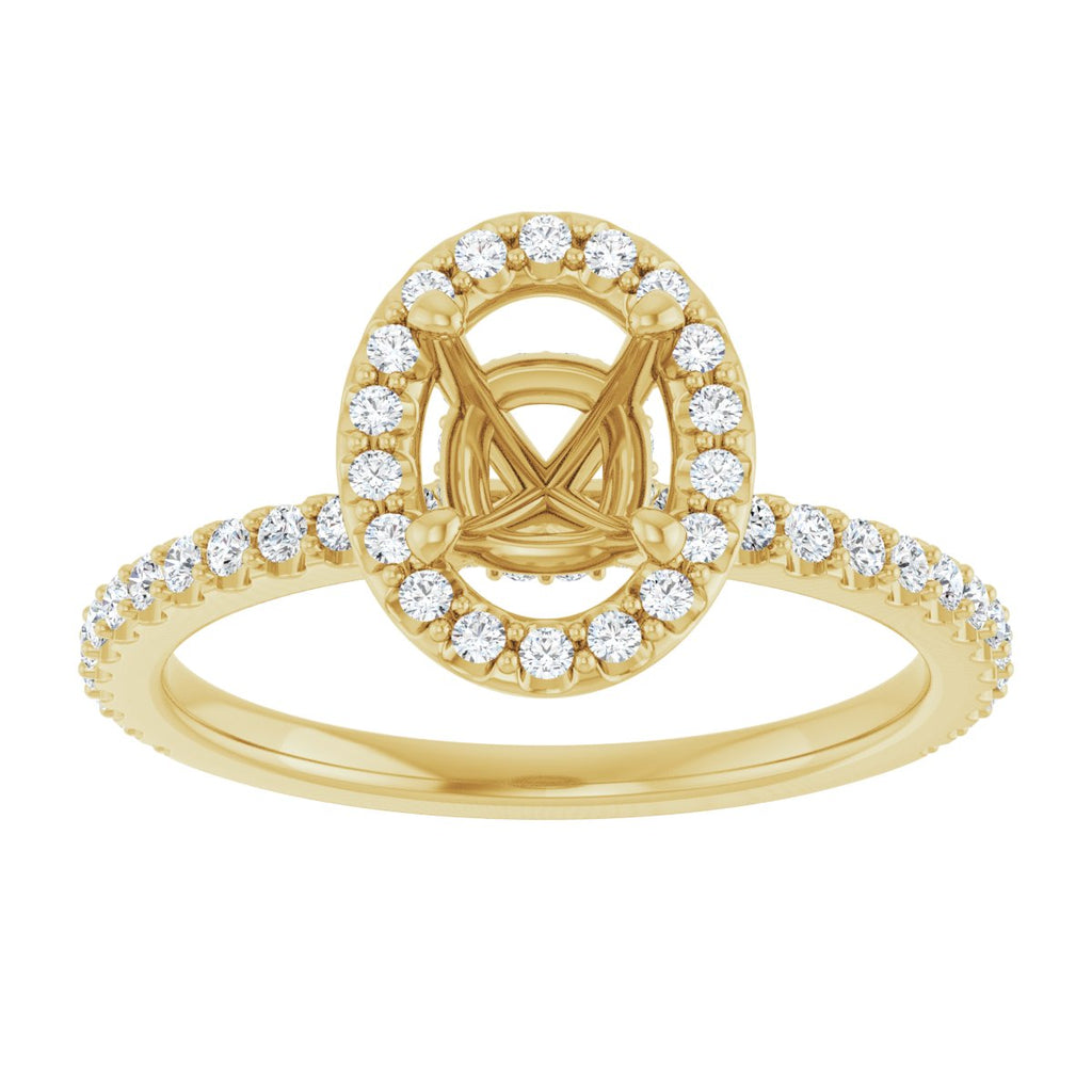 Halo-Style Engagement Ring