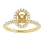 Halo-Style Engagement Ring