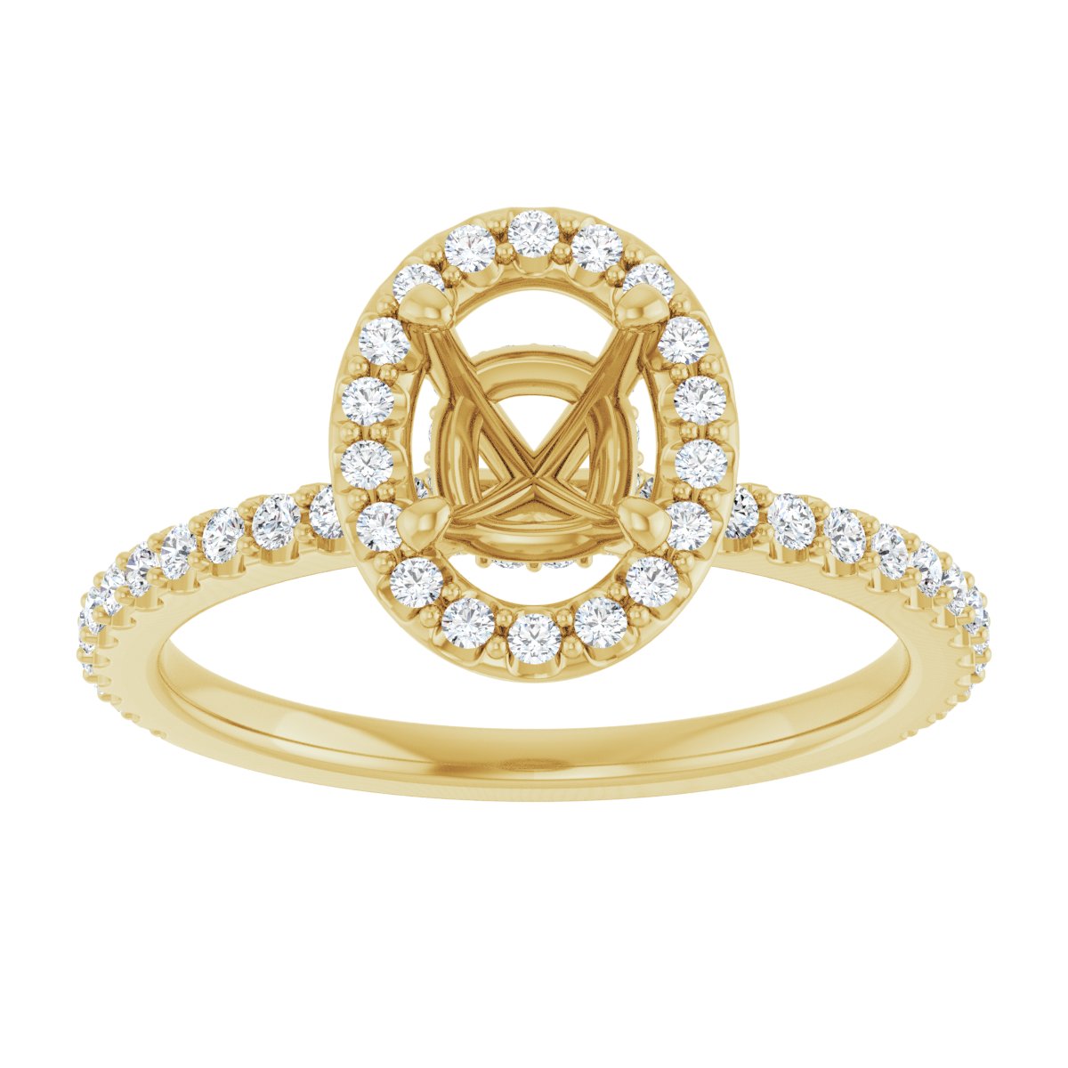 Halo-Style Engagement Ring