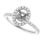 Halo-Style Engagement Ring