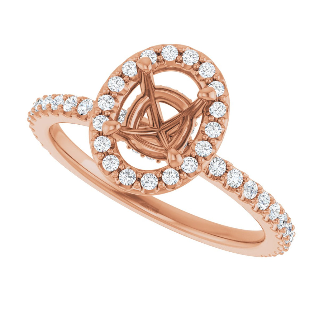 Halo-Style Engagement Ring