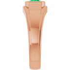 Accented Stepped-Edge Ring