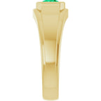 Accented Stepped-Edge Ring