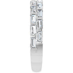 Double Row Baguette Anniversary Band