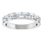 Double Row Baguette Anniversary Band