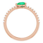 Stackable Accented Ring