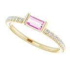 Accented Stackable Ring