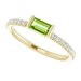 Accented Stackable Ring
