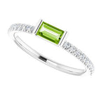 Accented Stackable Ring