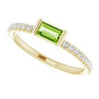 Accented Stackable Ring