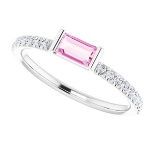 Accented Stackable Ring