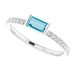 Accented Stackable Ring