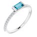 Accented Stackable Ring