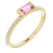 Accented Stackable Ring