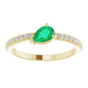Stackable Accented Ring