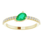 Stackable Accented Ring