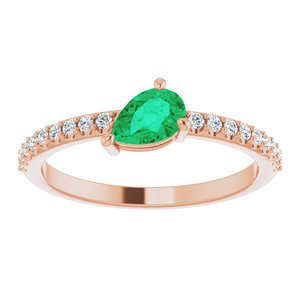 Stackable Accented Ring
