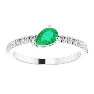 Stackable Accented Ring
