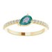Stackable Accented Ring