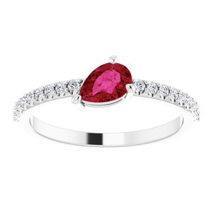 Stackable Accented Ring