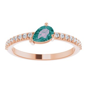 Stackable Accented Ring