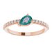 Stackable Accented Ring