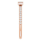 Accented Stackable Ring