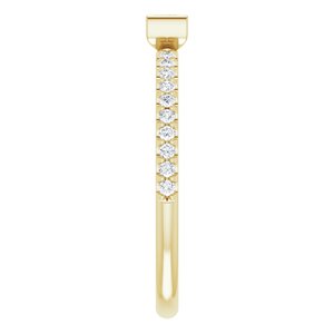 Accented Stackable Ring