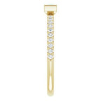 Accented Stackable Ring