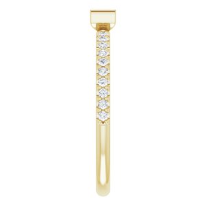 Accented Stackable Ring