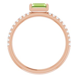 Accented Stackable Ring
