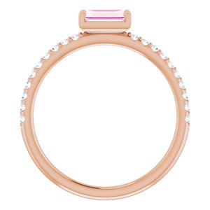 Accented Stackable Ring